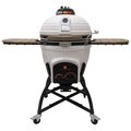 Icon Icon CGXR402WDELUXE  Deluxe Kamado Grill; White CGXR402WDELUXE